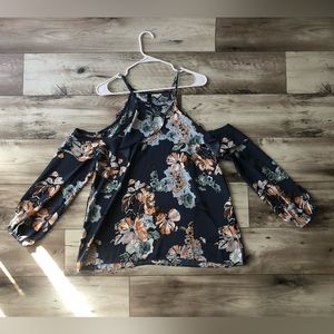 Yahada Off the Shoulder, Lightweight Polyester Blouse